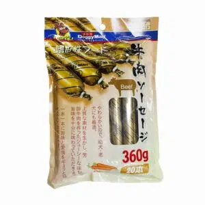 DoggyMan - 牛肉紅蘿蔔香腸 360g [18x20本][犬用]