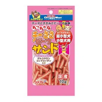DoggyMan - 芝士雞牛小切條 70g #81271