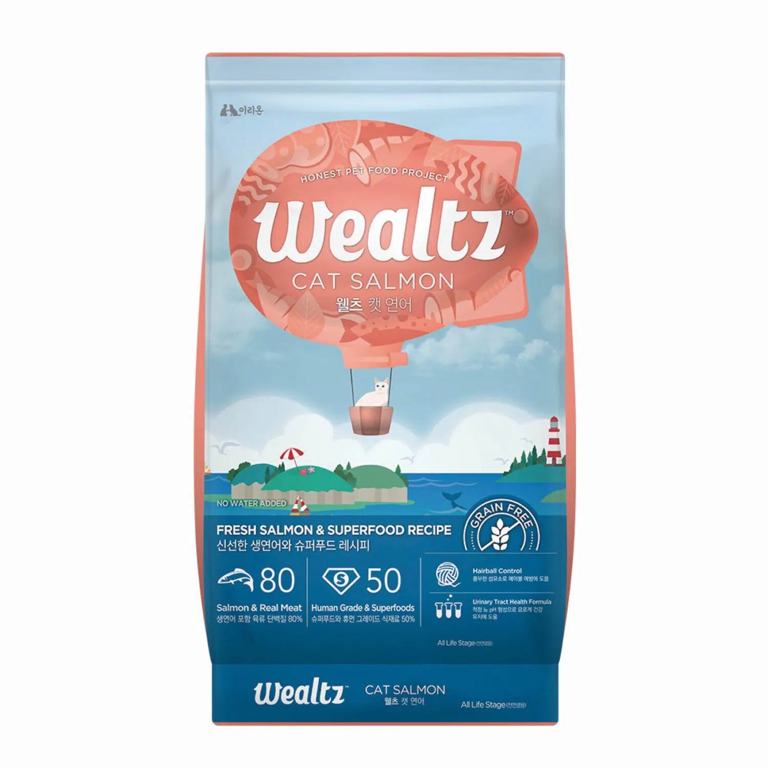 Wealtz - Cat Salmon 鮮三文魚、超級食物 2.1kg [全貓配方]