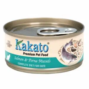 Kakato 卡格 全營養系列 - 三文魚、翡翠貽貝 70g [全貓主食罐]