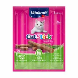 Vitakraft - 貓貓肉條小食 18g [3支裝][雞肉、貓草]