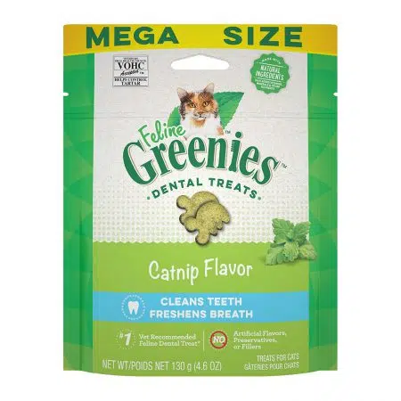 Greenies -潔齒貓小食4.6oz [貓草味]