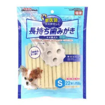 DoggyMan -長效持久牛奶味潔齒棒S 22本[牛奶味]