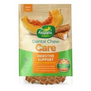 Happi Doggy - DENTAL CHEW CARE Digestive Support 南瓜山藥潔齒骨 2.5吋 [150g]