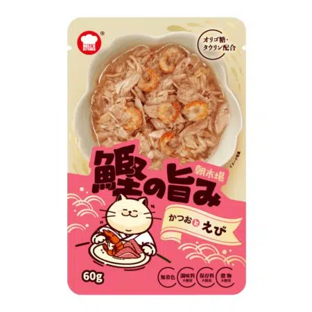 Hell’s Kitchen 朝市場 – 鰹の旨味貓濕包 60g [鰹魚．蝦]