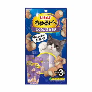 Inaba -流心粒粒貓零食 10g x 3袋 [吞拿魚．燒雞肉][QSC-266]