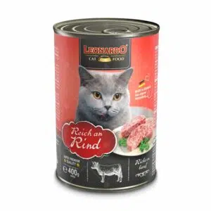 LEONARDO – 牛肉大餐配方罐頭 [大罐][成貓] 400g