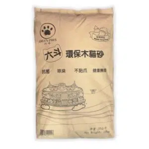 Green Paws 六斗 - 環保木貓砂18kg