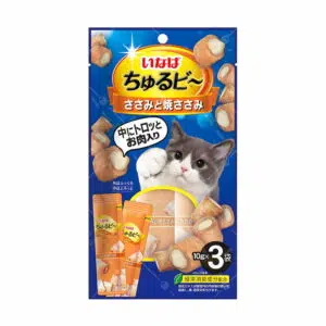 Inaba -流心粒粒貓零食 10g x 3袋 [燒雞肉]