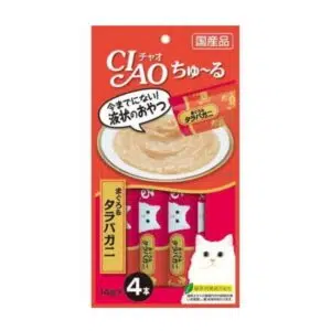 CIAO - 吞拿魚鱈場蟹醬 14g x 4條[SC-108]