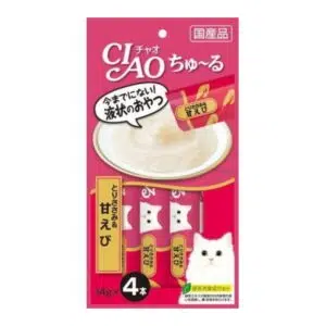 CIAO -雞肉甜蝦醬 14g x 4條[SC-142]