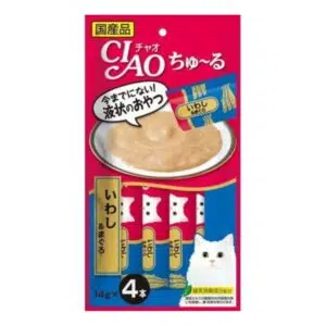 CIAO -沙丁魚吞拿魚醬 14g x 4條[SC-145]