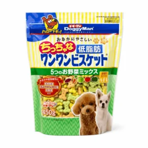 Doggyman - 低脂肪雜錦野菜骨形餅450g