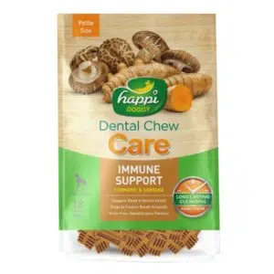 Happi Doggy - DENTAL CHEW CARE Immune Support 薑黃素香菇潔齒骨 2.5吋 [150g]