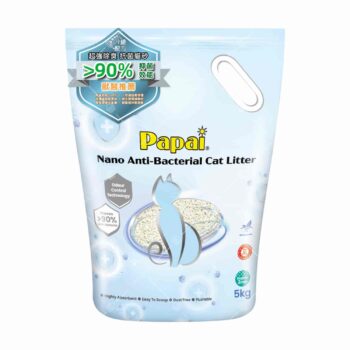 Papai 巴派 - 納米抗菌豆腐貓砂 5kg [藍][2mm][全貓用]