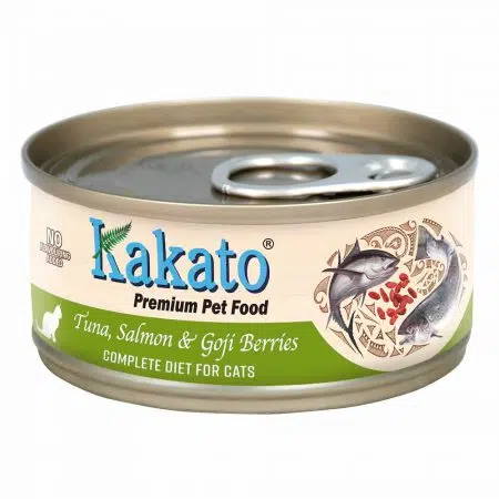Kakato 卡格 全營養系列 - 吞拿魚、三文魚及杞子70g [全貓主食罐][767]