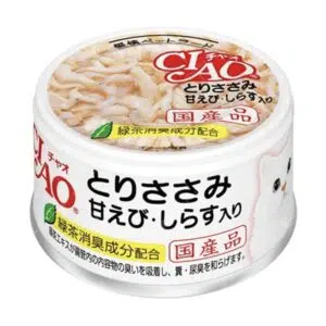 CIAO - 雞肉、甜蝦、魩仔魚貓罐頭 85g [A-20]