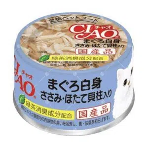 CIAO - 白身吞拿魚、雞肉、帶子貓罐頭 85g [A-83]