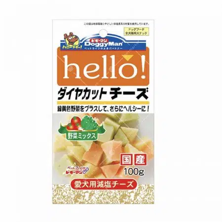 DoggyMan Hello系列 - 鑽石角切蔬菜芝士100g