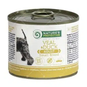 Nature's Protection 保然- 小牛肉、鴨肉狗罐頭 200g[主食][成犬]