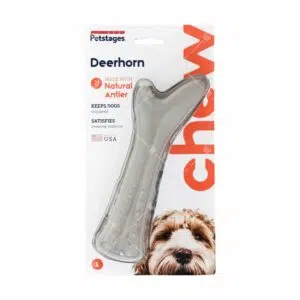 Petstages Deerhorn - 鹿角咀嚼潔牙玩具 L [No.670][犬用]