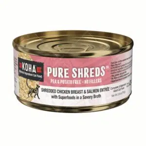 Koha Pure Shreds系列 – 低脂雞胸肉絲配三文魚79g[主食][貓用]