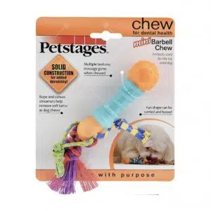 Petstages Barbell- 迷你槓鈴潔牙玩具 [No.138][犬用]