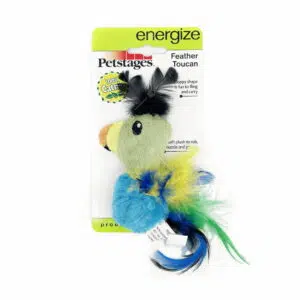 Petstages Energize- 大咀鳥羽毛玩具[No.90019][貓用]