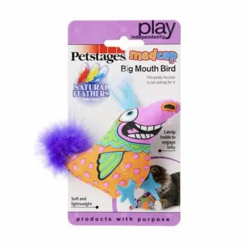 Petstages Play- 七彩羽毛大咀鳥玩具[No.735][貓用]