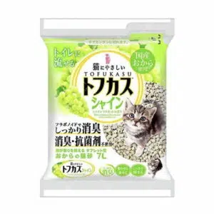 Tofukasu 爽快 -圓片豆腐貓砂7L[葡萄味]