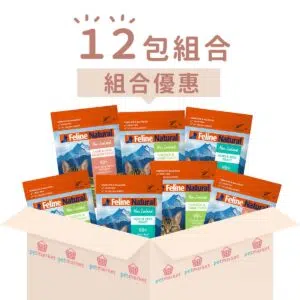 K9 Feline Natural – 肉感盛宴主食貓軟包[85g x 12包][組合優惠]