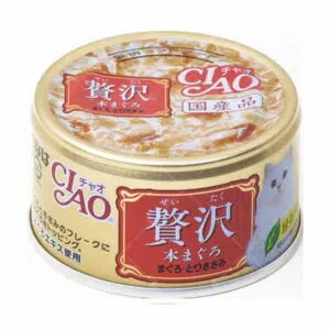 CIAO 贅沢– 藍鰭吞拿魚、雞柳貓罐頭 80g [A-141]