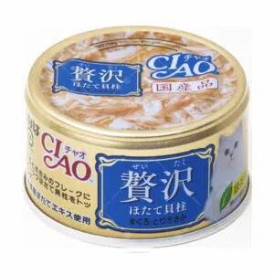 CIAO 贅沢– 帶子、吞拿魚、雞肉貓罐頭 80g [A-142] CIAO 贅沢– 帶子、吞拿魚、雞肉貓罐頭 80g [A-142]