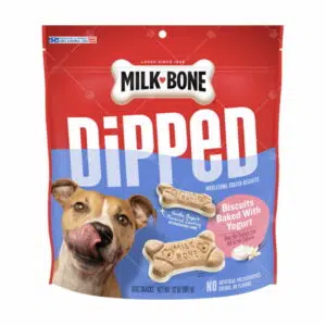 Milk Bone Dipped-烘焙骨頭餅乾12oz [香草乳酪味]