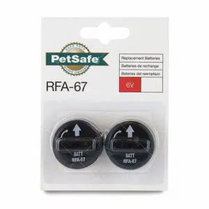 PetSafe -控聲電狗帶6伏鋰電池 2粒[型號RFA-67]