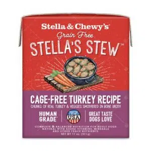 Stella & Chewy’s Stella's Stew -慢煮燉肉系列主食盒裝濕糧 311g[放養火雞][犬用]