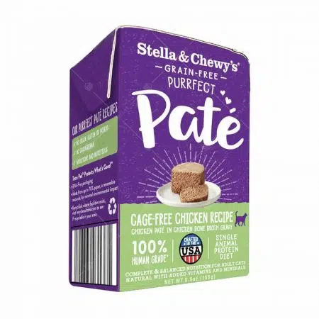Stella & Chewy’s Pate - 滋味骨湯肉醬系列主食盒裝濕糧 156g [放養雞肉][貓用]
