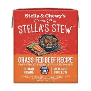 Stella & Chewy’s Stella's Stew -慢煮燉肉系列主食盒裝濕糧 311g[草飼牛][犬用]