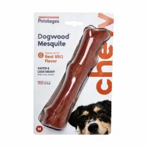 Petstages DogWood Mesquite - 燒烤味實木潔牙棒 M [No.144][犬用]