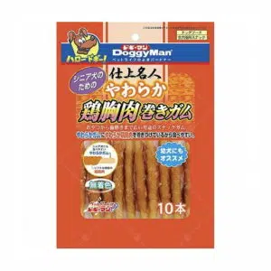 DoggyMan 仕上名人-雞肉包魚肉甜薯軟潔牙棒 10本