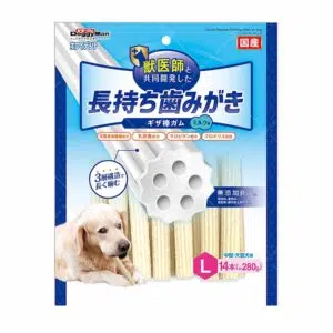 DoggyMan -長效持久牛奶味潔齒棒14本[牛奶味][L]
