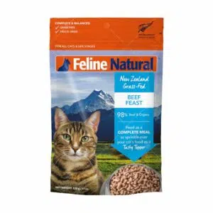 K9 Feline Natural 冷凍脫水鮮肉貓糧 -牛肉盛宴配方 320g