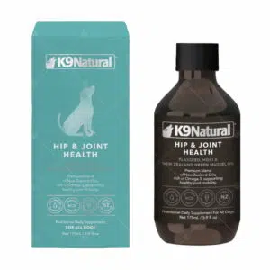 K9 Natural -亞麻仁配藍尖尾無鬚鱈魚保健拌食油175ml [髖關節健康][藍]