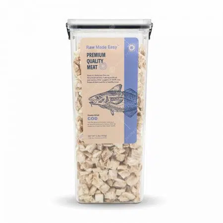 Raw Made Easy - 冷凍脫水小方塊250g [鱈魚][貓犬用]