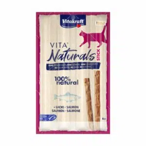 Vitakraft Vita Naturals – 貓貓肉條小食[4支裝][三文魚]
