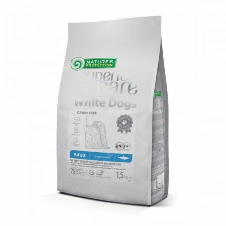 Nature’s Protection 保然 -去淚痕美毛白犬糧[體重控制-鯡魚][小型成犬] 1.5kg