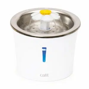 Catit -不銹鋼噴泉式循環飲水機3L[陽光花花]