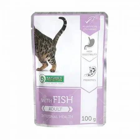 Nature’s Protection 保然-成貓肉汁濕包 100g [腸道系統][魚類-淺紫]