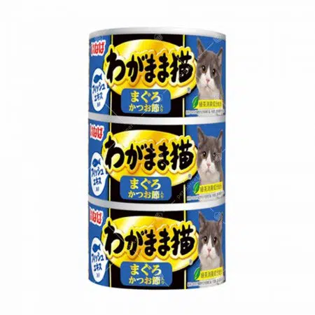 Inaba 高竇貓 – 鰹魚吞拿魚配乾木魚果凍貓罐頭[160gx3罐][3IM-244]