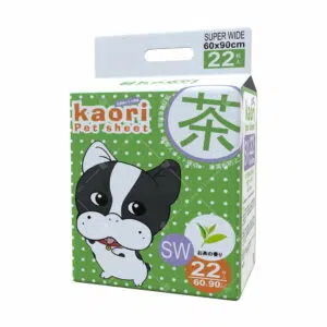 Kaori –加厚除臭尿墊 22片 [綠茶][3呎/ 60x90cm]